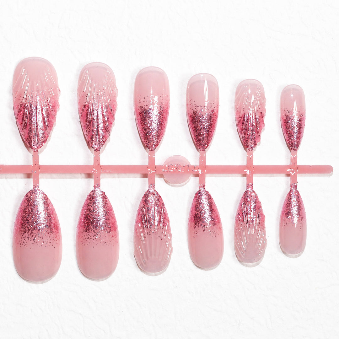 Premium Glitter Artificial Nails Kalsten