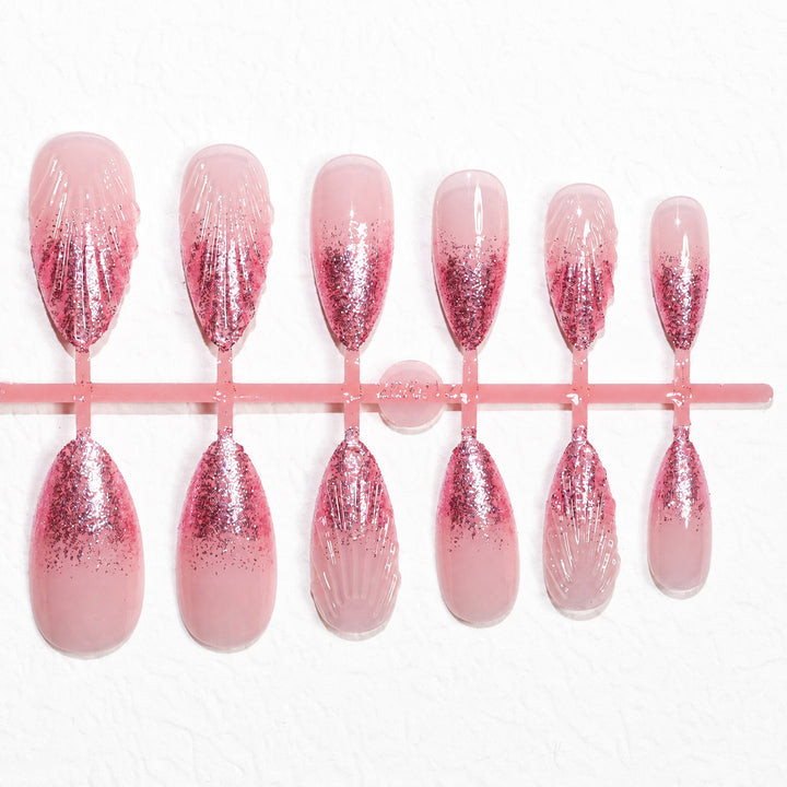 Premium Glitter Artificial Nails Kalsten