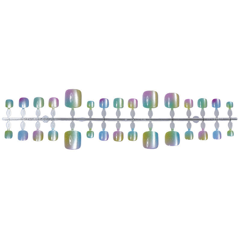 Gradient Color Acrylic Nails Kalsten