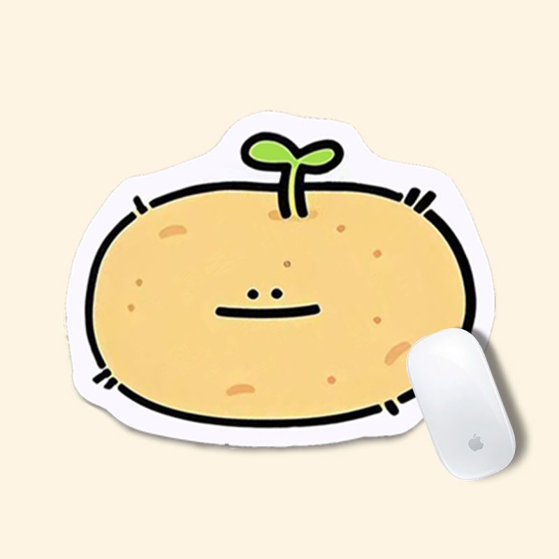Cute Potato Character Mouse Pad