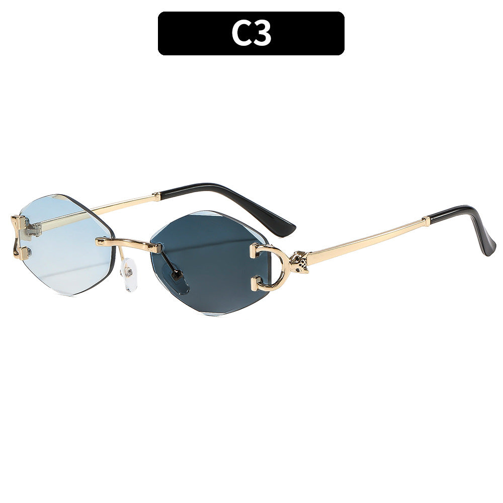 Luxury Geometric Accent Sunglasses