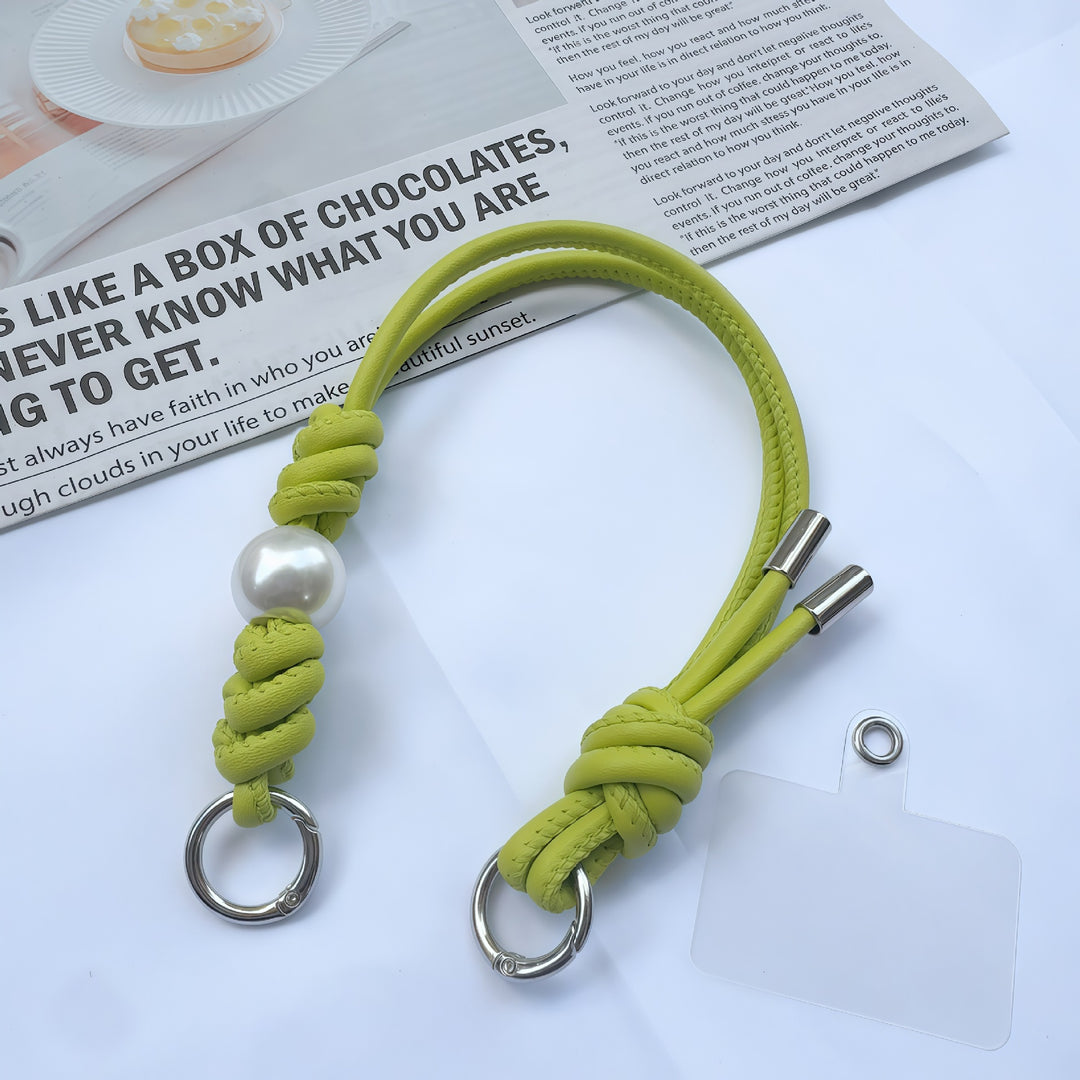 Elegant Braided Keyring Strap Kalsten