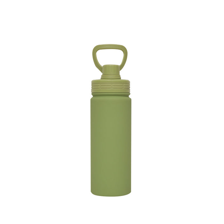 Unisex Practical Insulated Drinking Bottle with Carry Handle Kalsten