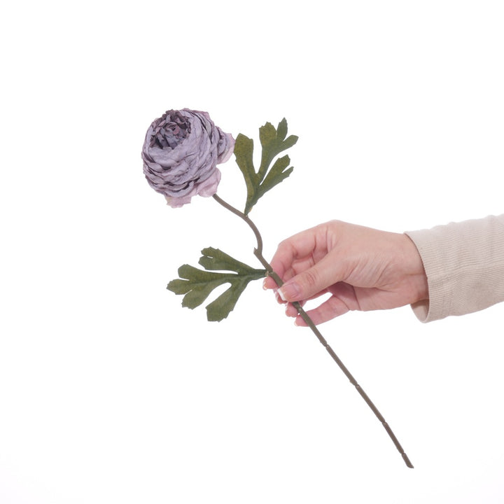 Realistic Floral Stem with Detailed Petals