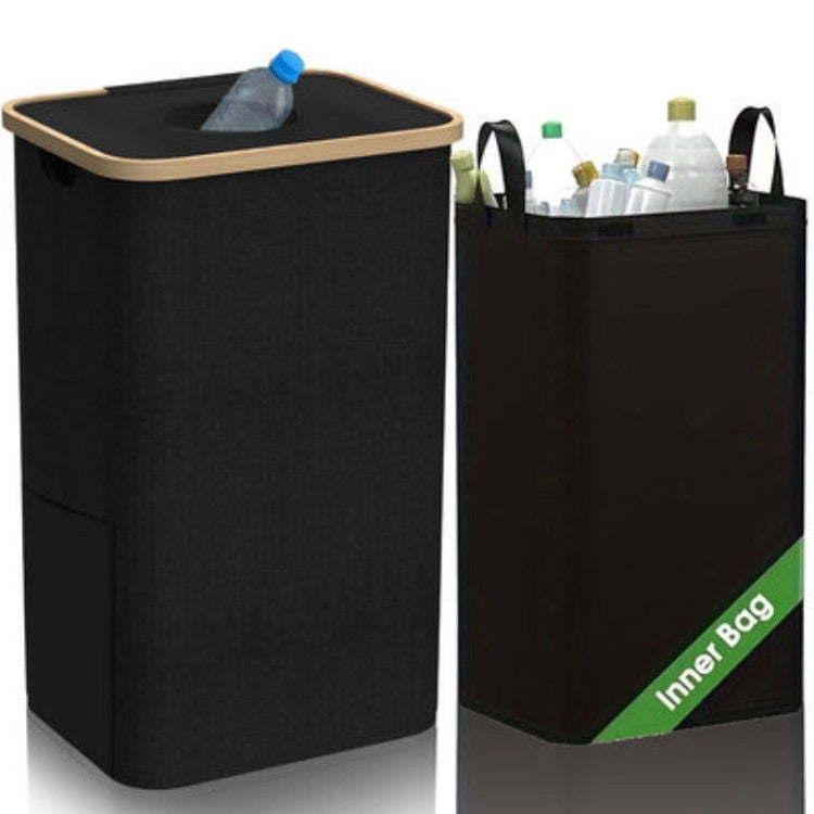 Multifunctional laundry storage box with bamboo lid Kalsten