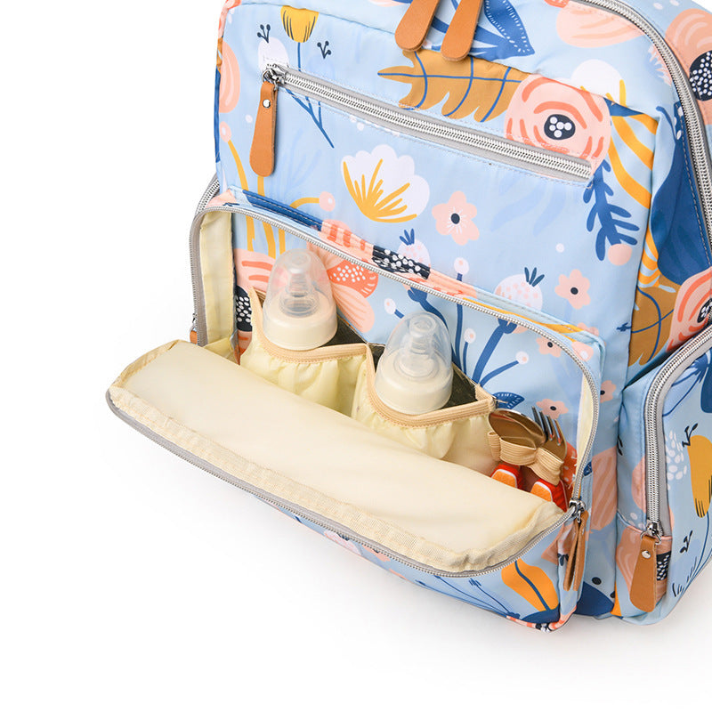 Versatile Floral Print Backpack Kalsten