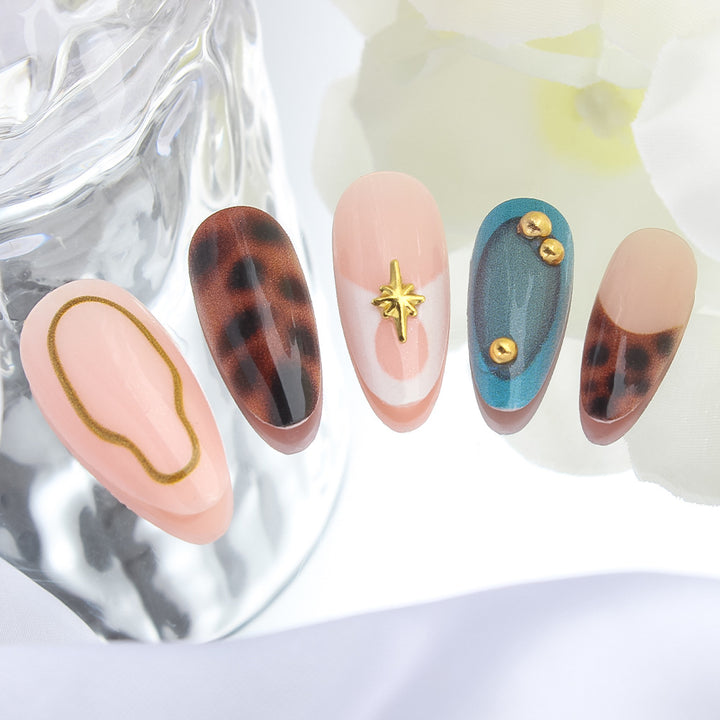 Elegant Gel Press-On Nail Set Kalsten
