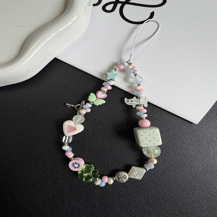 Decorative Beaded Charm Necklace Kalsten 1790135825
