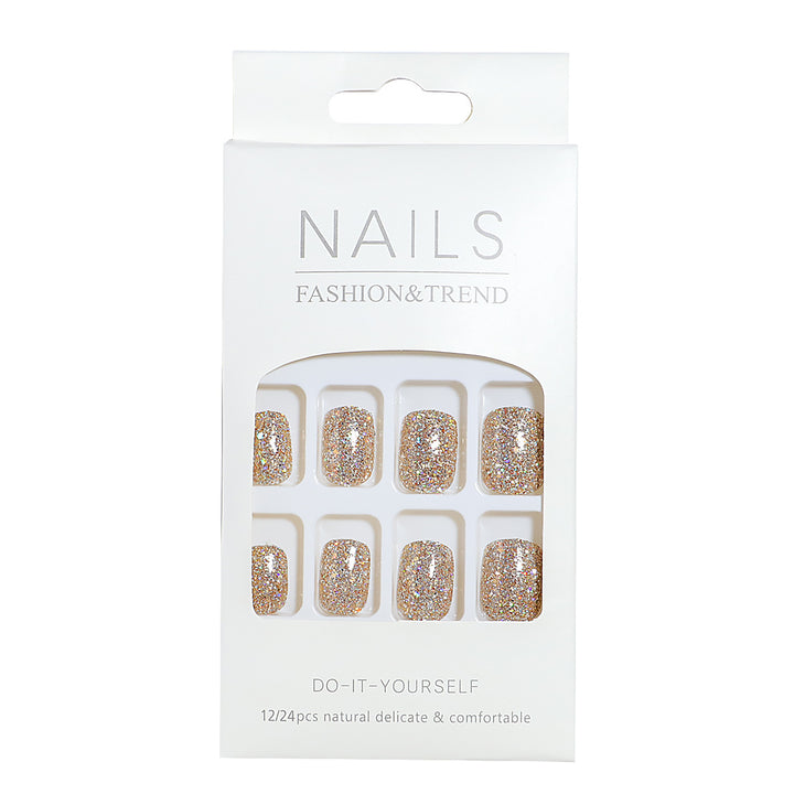DIY Glitter Effect Press-On Nail Set Kalsten