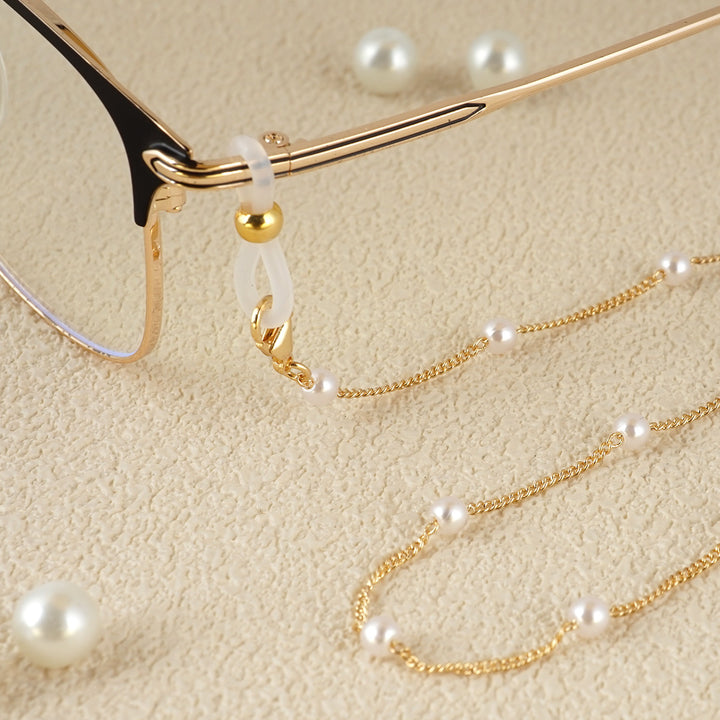 Elegant Pearled Eyewear Holder Kalsten