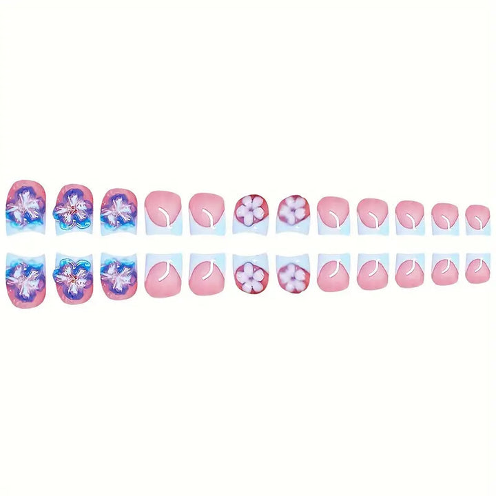 Floral-Inspired Press-On Nail Art Kalsten