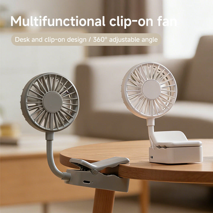 Unisex Portable Battery Fan with Flexible Tilt Angle Kalsten