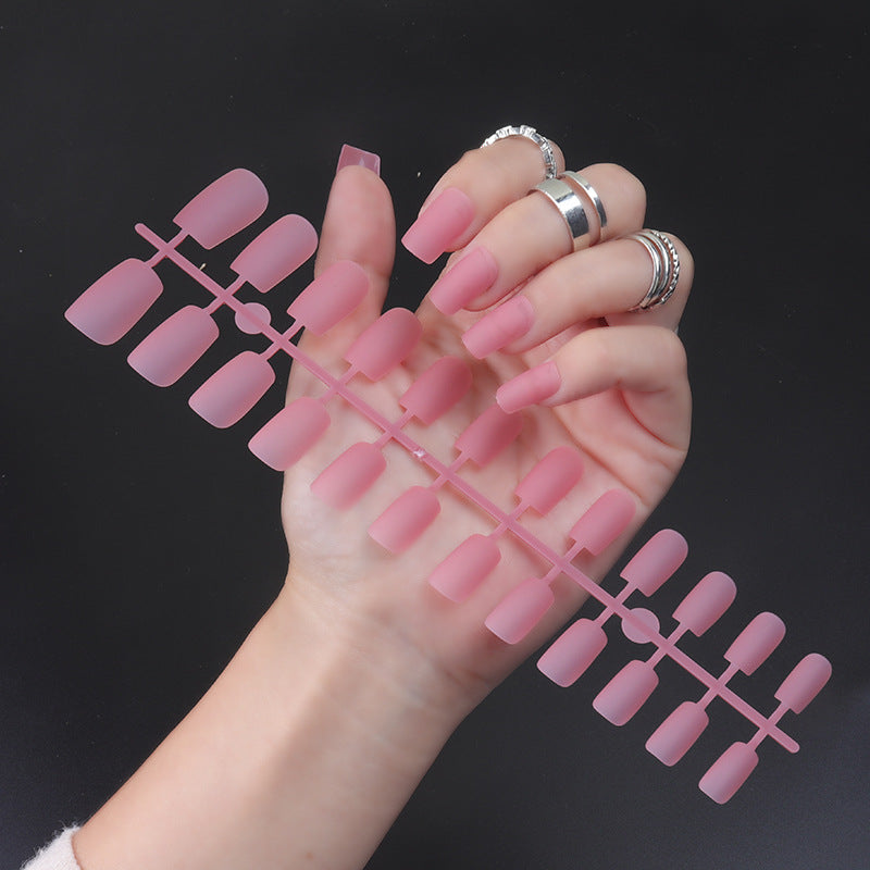Matte Finish Long Stiletto Press-On Nails Kalsten