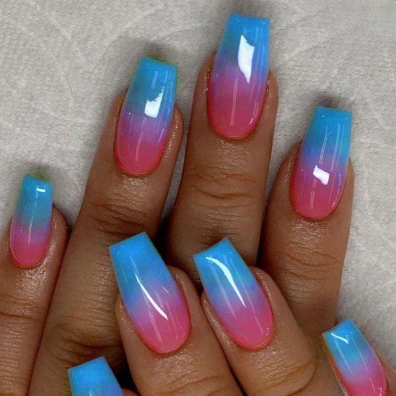 Gradient Press-On Nail Set Kalsten