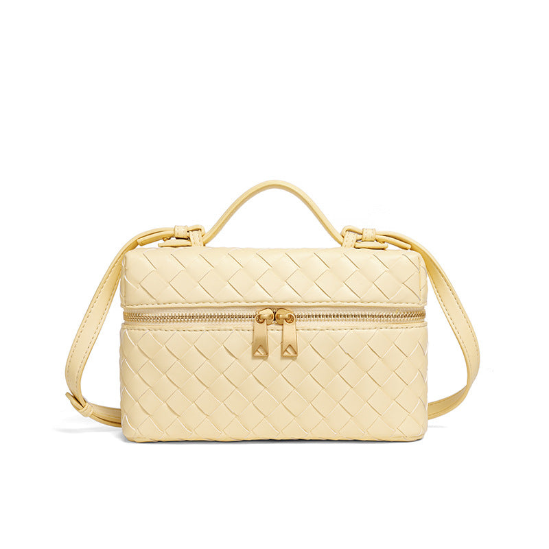 Structured Woven Satchel Bag Kalsten
