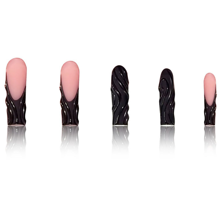 Artistic 3D Textured Press-On Nails Kalsten