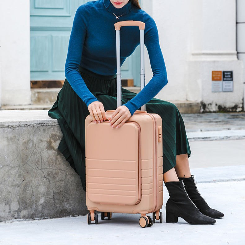 Women's Premium Hard-Shell Carry-On Suitcase Kalsten