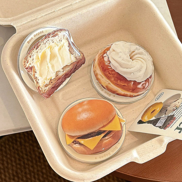 Original coaster in burger design Kalsten