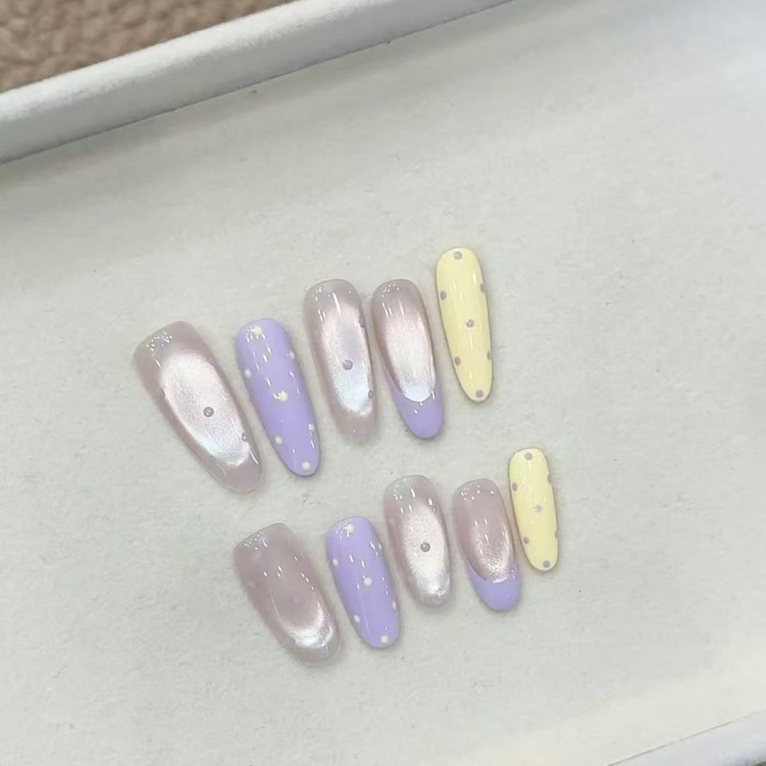 Elegant Press-On Nail Design Set Kalsten