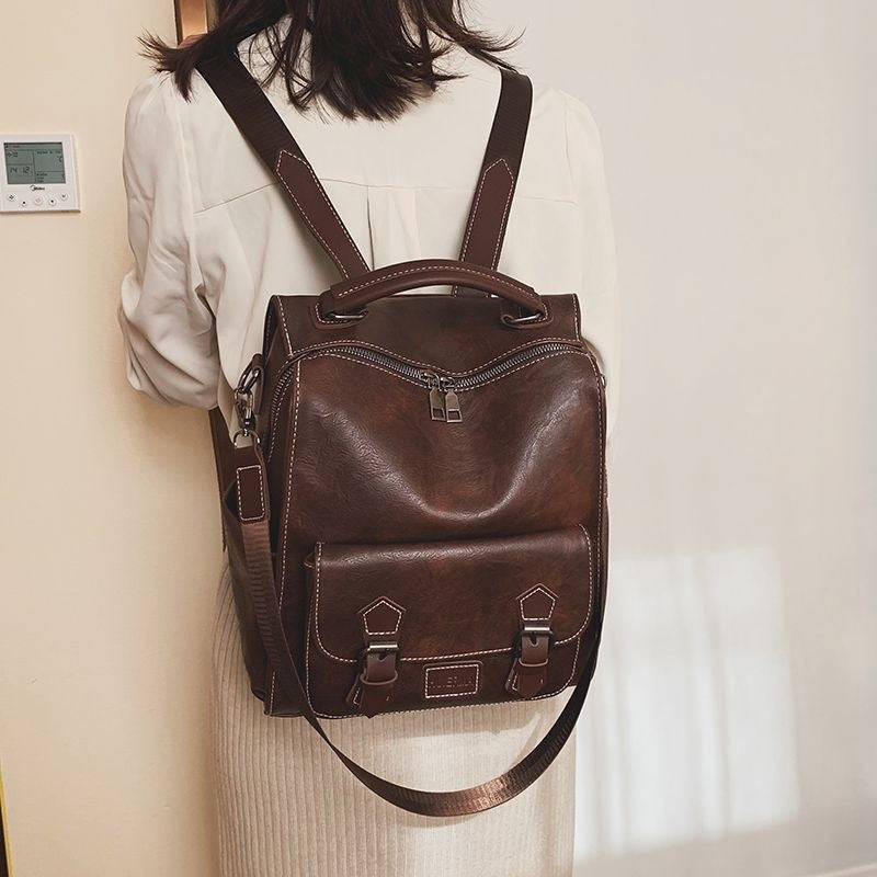 Multi-Functional Leather Backpack Kalsten