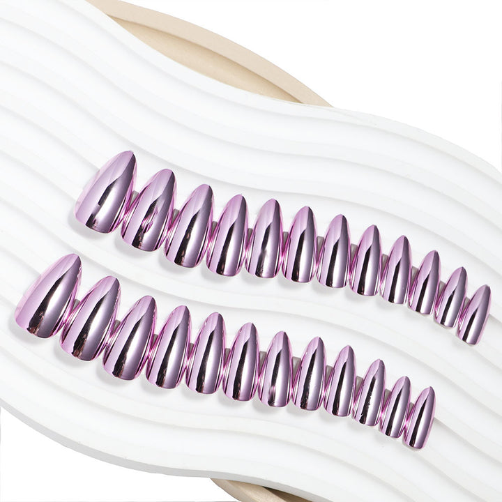 Elegant Mirror Finish Press-On Nails Kalsten