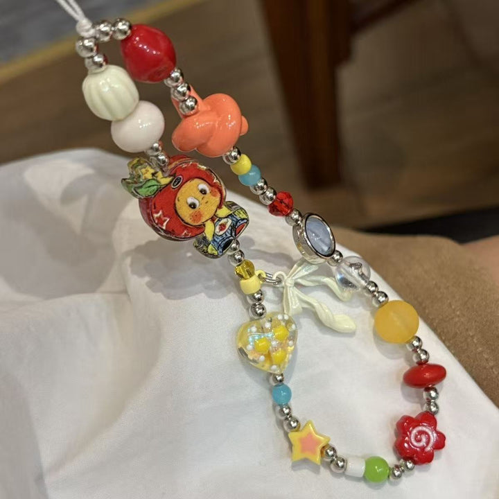 Fun-Themed Beaded Charm Eyewear Lanyard Kalsten