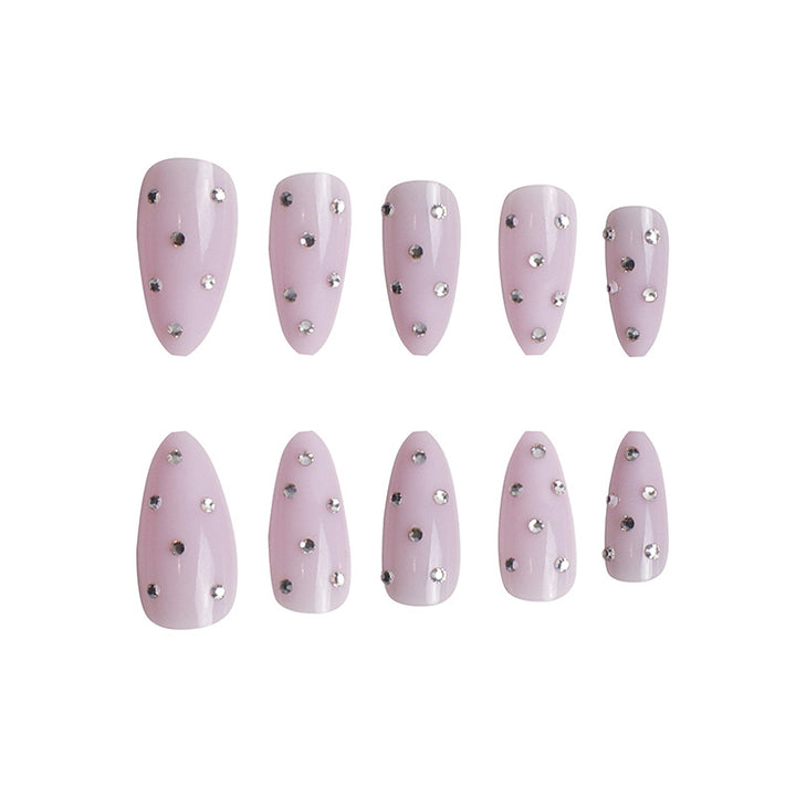 Elegant Glittery Press-On Nail Set Kalsten