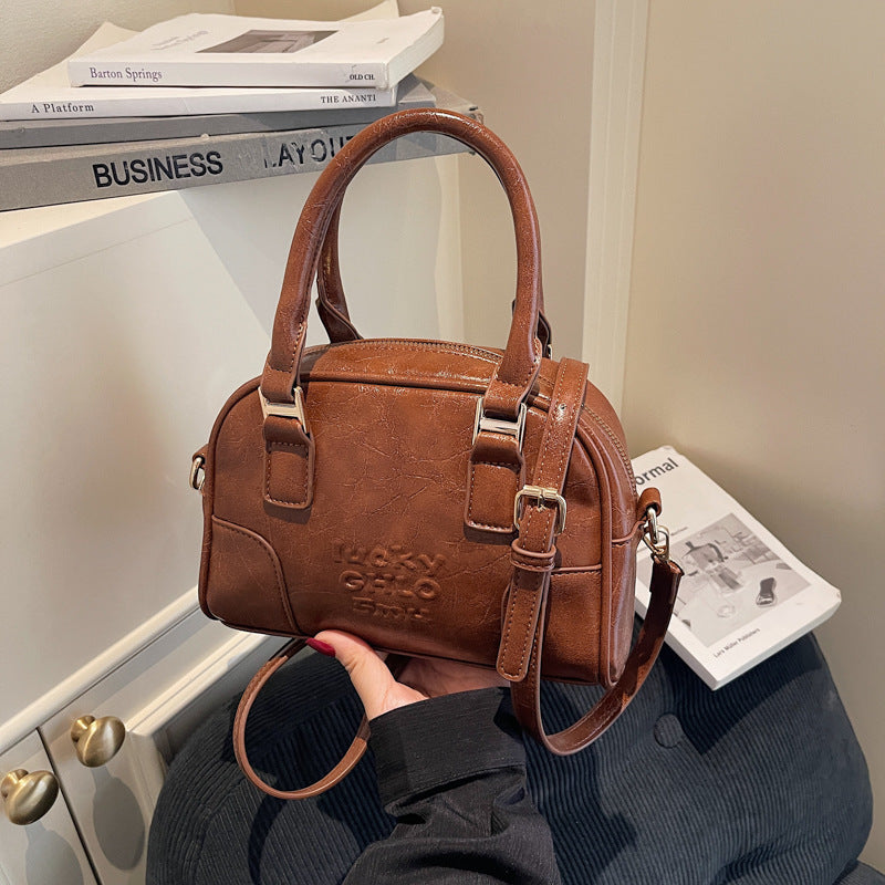 Luxurious Faux Leather Structured Handbag Kalsten