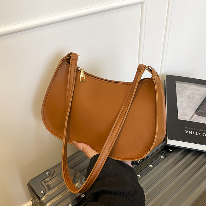 Faux Leather Crossbody Bag
