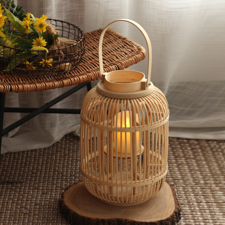 Decorative Lantern made of Rattan Kalsten