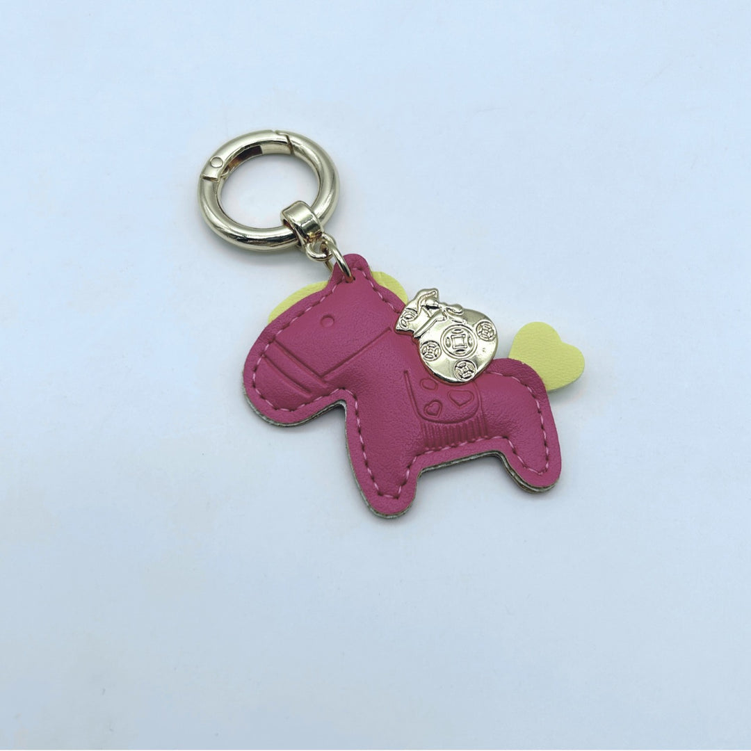 Animal-Shaped Leather Keychain Kalsten