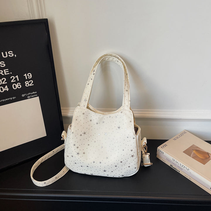WoStar-Patterned Canvas Hobo Bag Kalsten