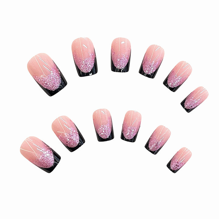 Sparkling Tip Press-On Nail Set Kalsten