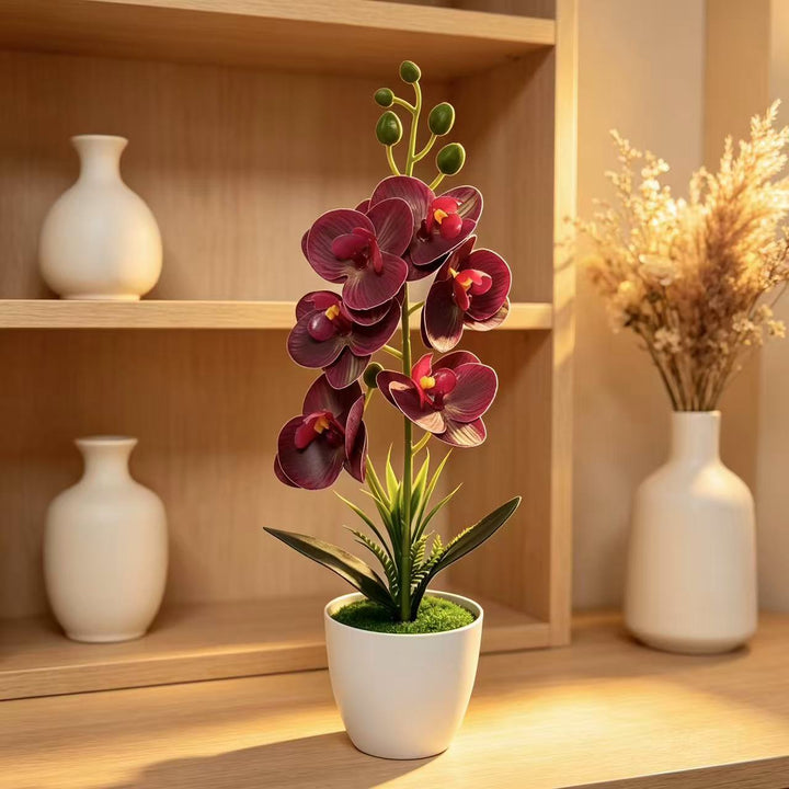 Elegant Artificial Orchid Plant for Home Decor