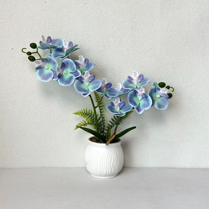 Elegant Artificial Orchid Floral Arrangement