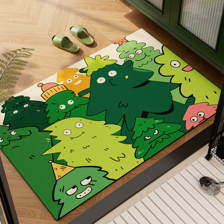 Cartoon Theme Welcome Mat