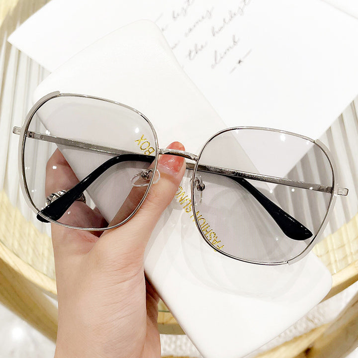 Women's large square sunglasses with high-quality metal frame Kalsten