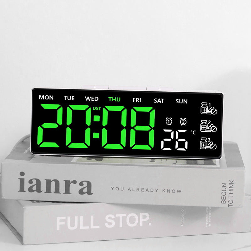 Digital Thermo Alarm Clock with Large LED Display Kalsten
