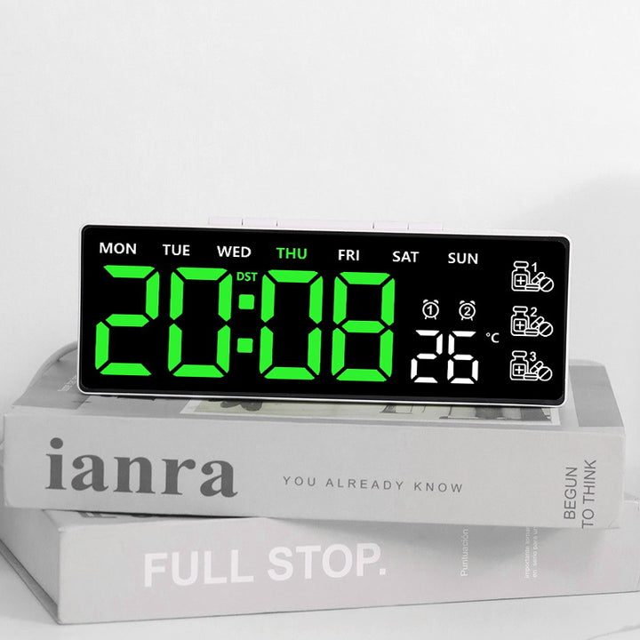 Digital Thermo Alarm Clock with Large LED Display Kalsten