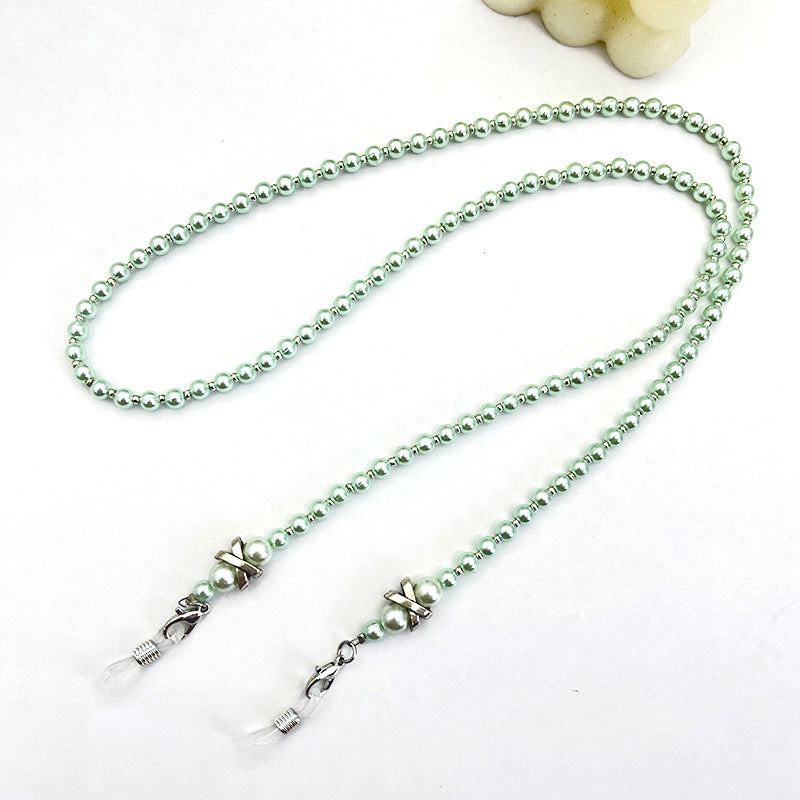Elegant Pearl Beaded Eyewear Chain Kalsten