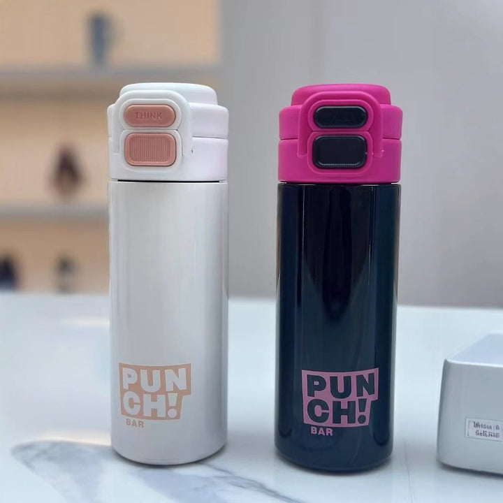 Women's modern insulating drinking bottle with innovative closure system Kalsten