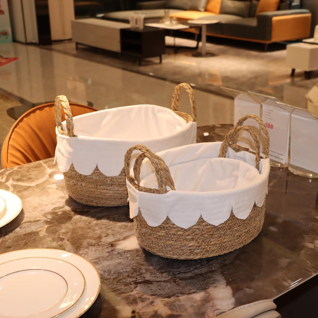 Handwoven Crumple Basket Kalsten