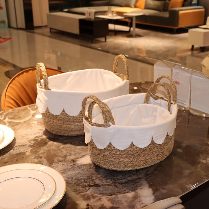 Handwoven Crumple Basket Kalsten