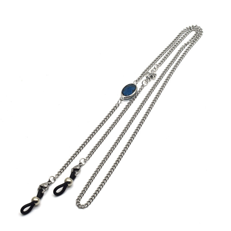 Elegant Gemstone Eyewear Chain Kalsten