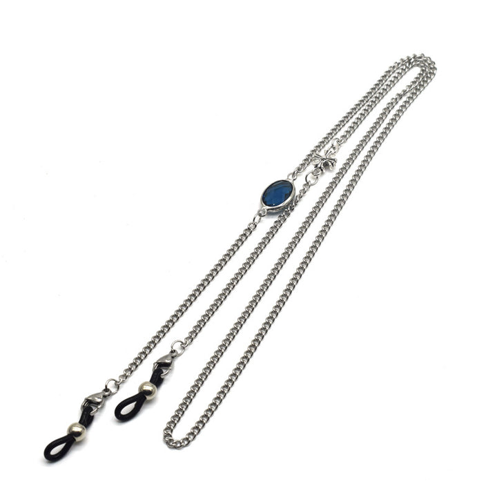 Elegant Gemstone Eyewear Chain Kalsten
