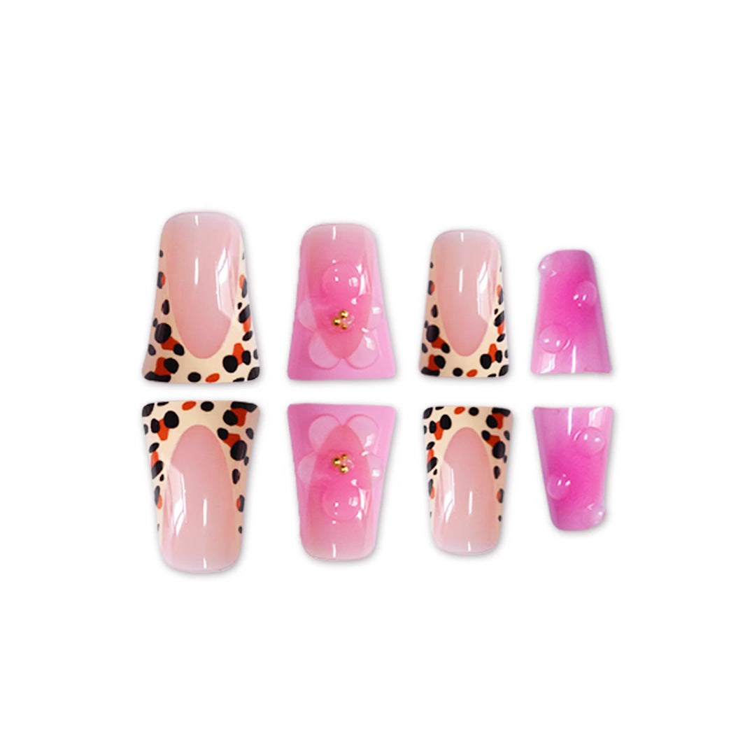 Artistic Floral Gel Press-On Nails Kalsten 1787368914