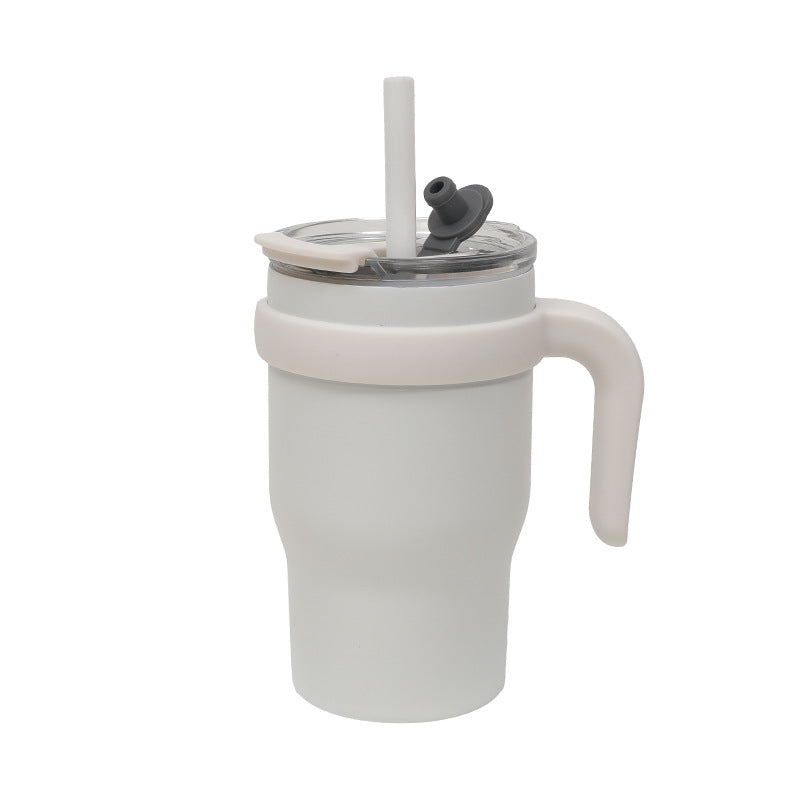 Unisex Insulated Reusable Cup with Flexible Straw and Convenient Handle Kalsten