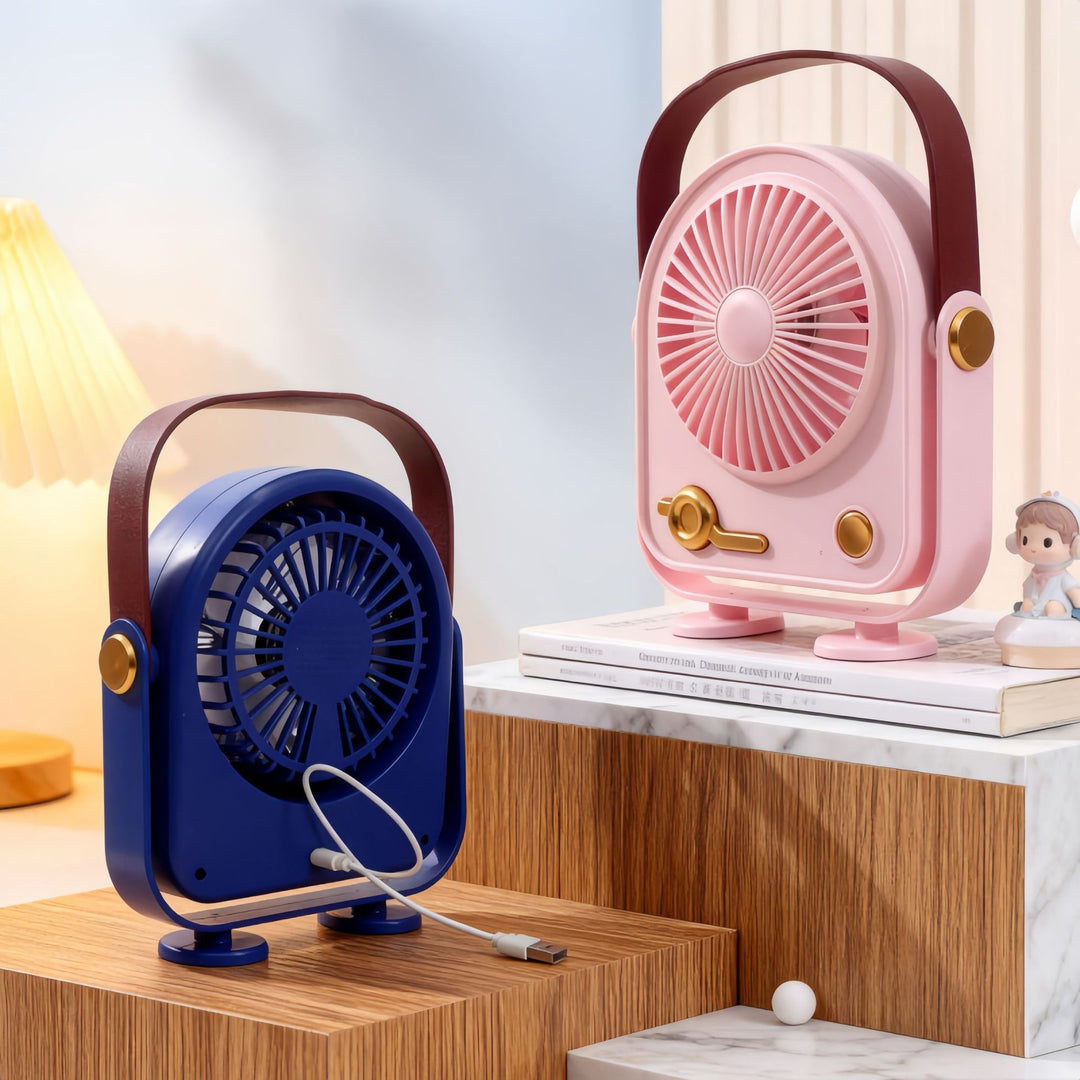 Portable USB Table Fan in Retro Design Kalsten