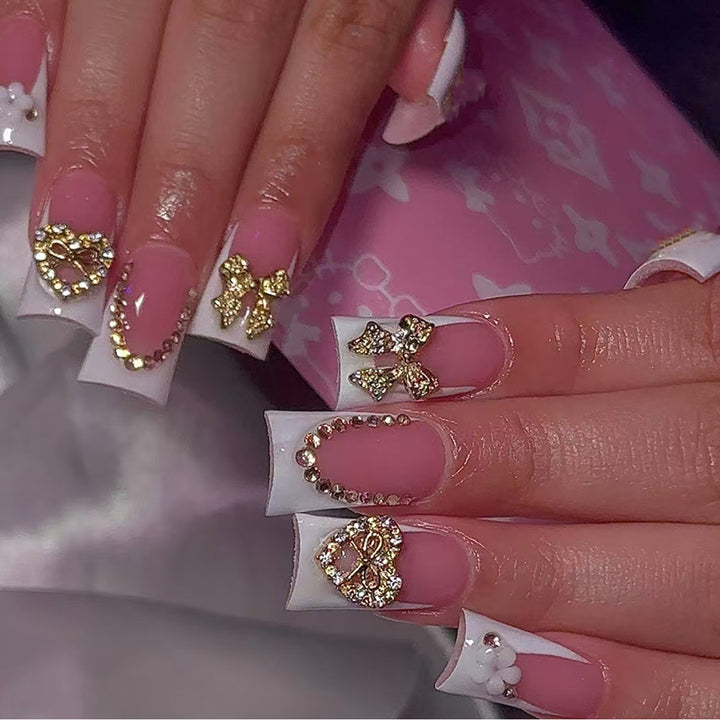 Artificial nails with elegant jewelry design Kalsten