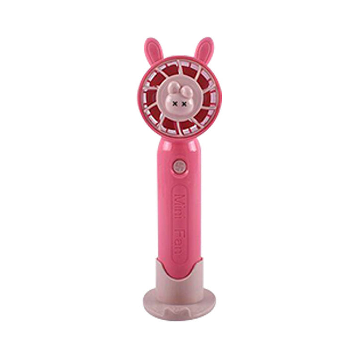 Unisex nan portable rechargeable handheld desk fan with silicone suction base and quiet brushless motor Kalsten